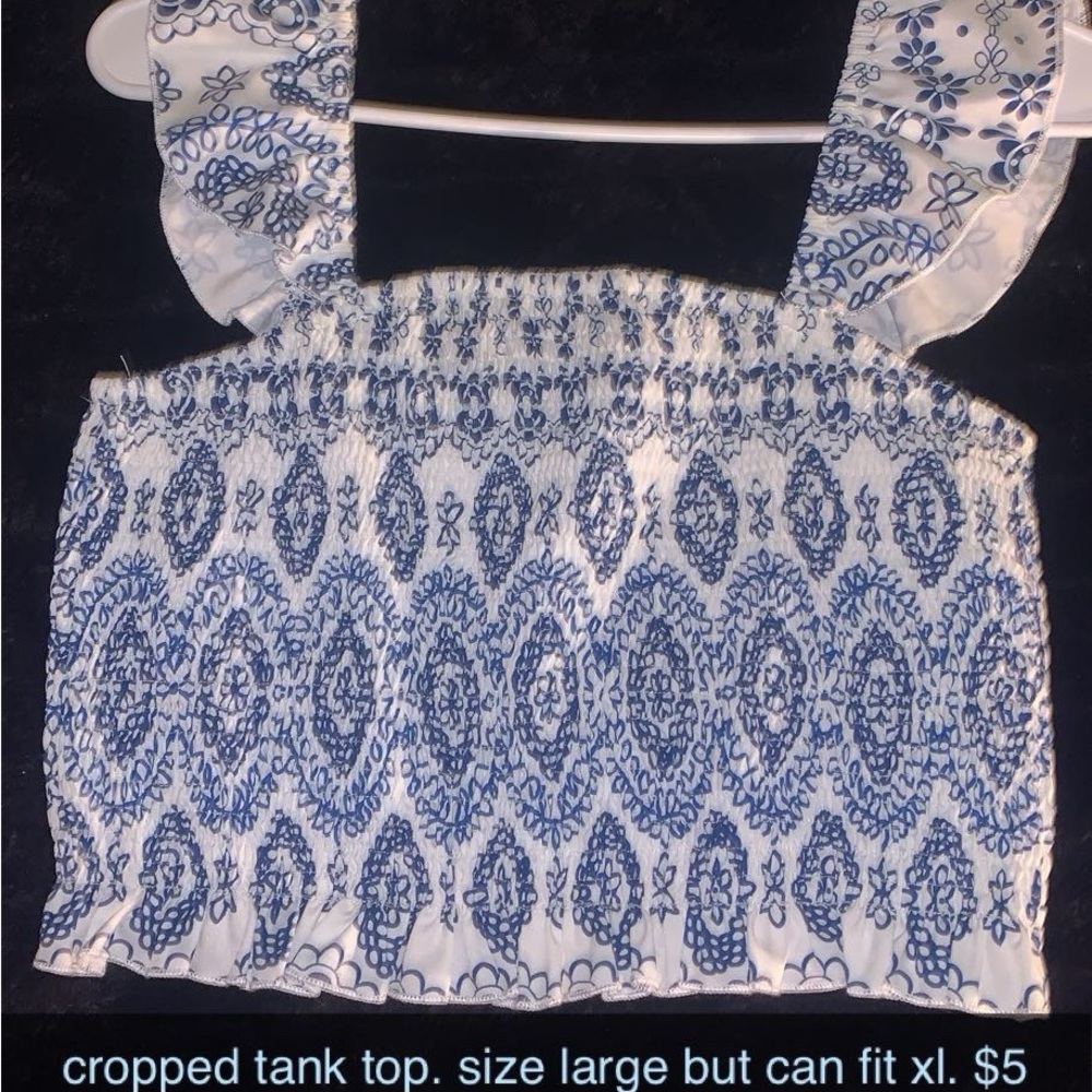 super girly cropped tank!